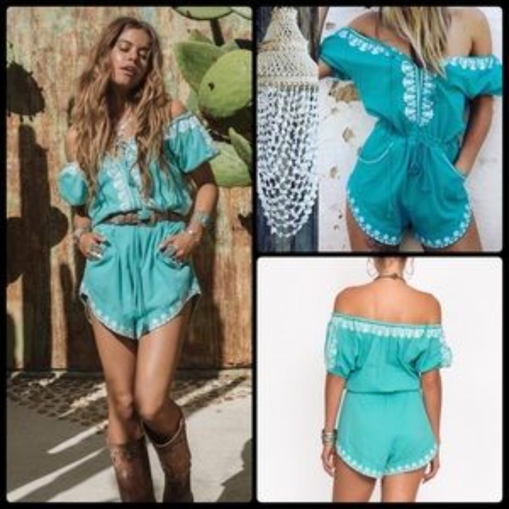 Spell Santorini Romper